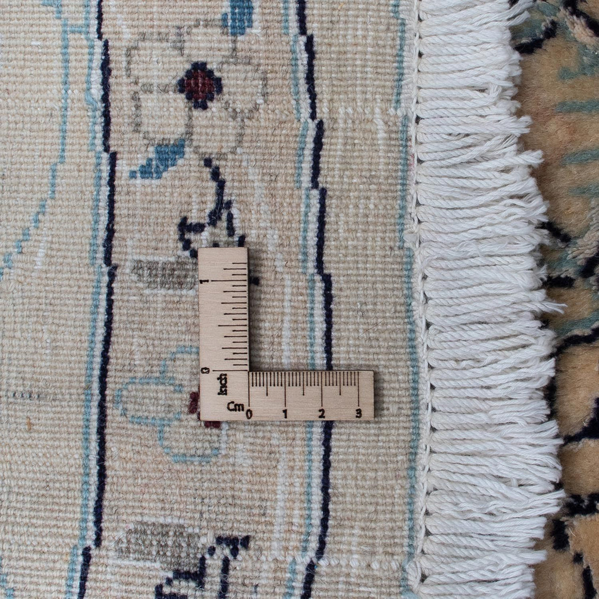 Perzisch tapijt - Nain rond  - 246 x 246 cm - donkerrood