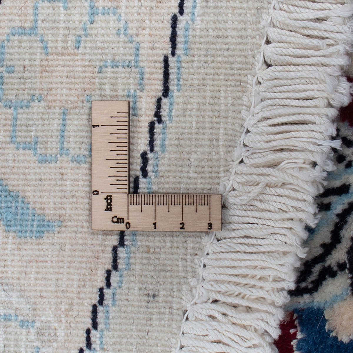 Perzisch tapijt - Nain rond  - 293 x 293 cm - donkerrood