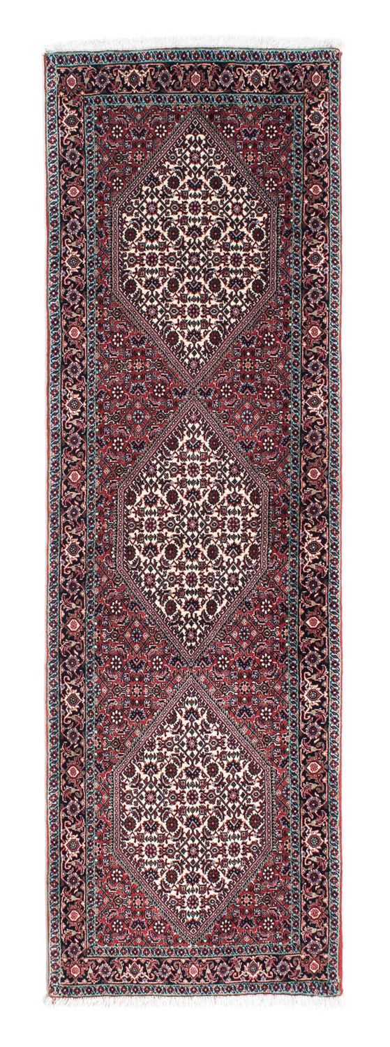 Loper Perzisch tapijt - Bijar - 212 x 73 cm - rood