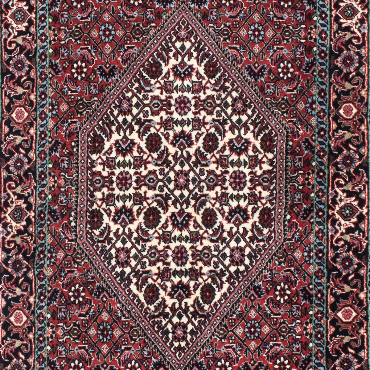 Loper Perzisch tapijt - Bijar - 212 x 73 cm - rood