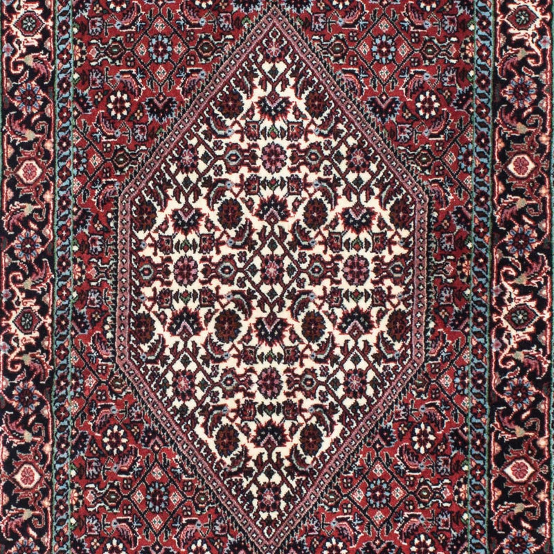 Loper Perzisch tapijt - Bijar - 212 x 73 cm - rood