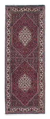 Loper Perzisch tapijt - Bijar - 208 x 75 cm - donkerblauw