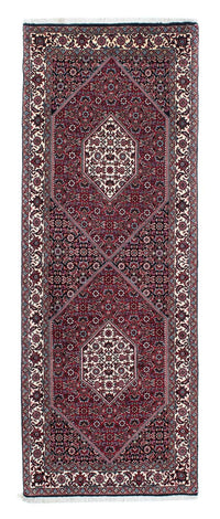 Loper Perzisch tapijt - Bijar - 208 x 75 cm - donkerblauw