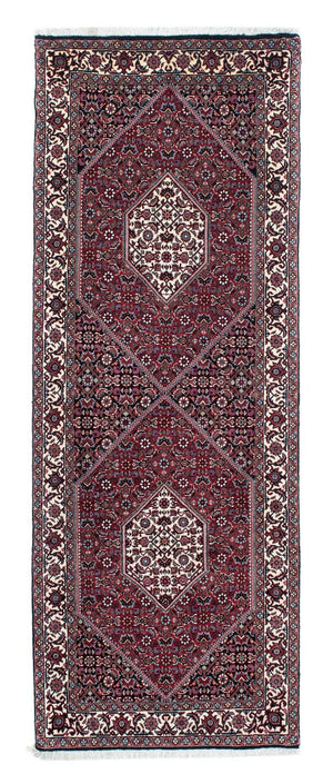 Loper Perzisch tapijt - Bijar - 208 x 75 cm - donkerblauw