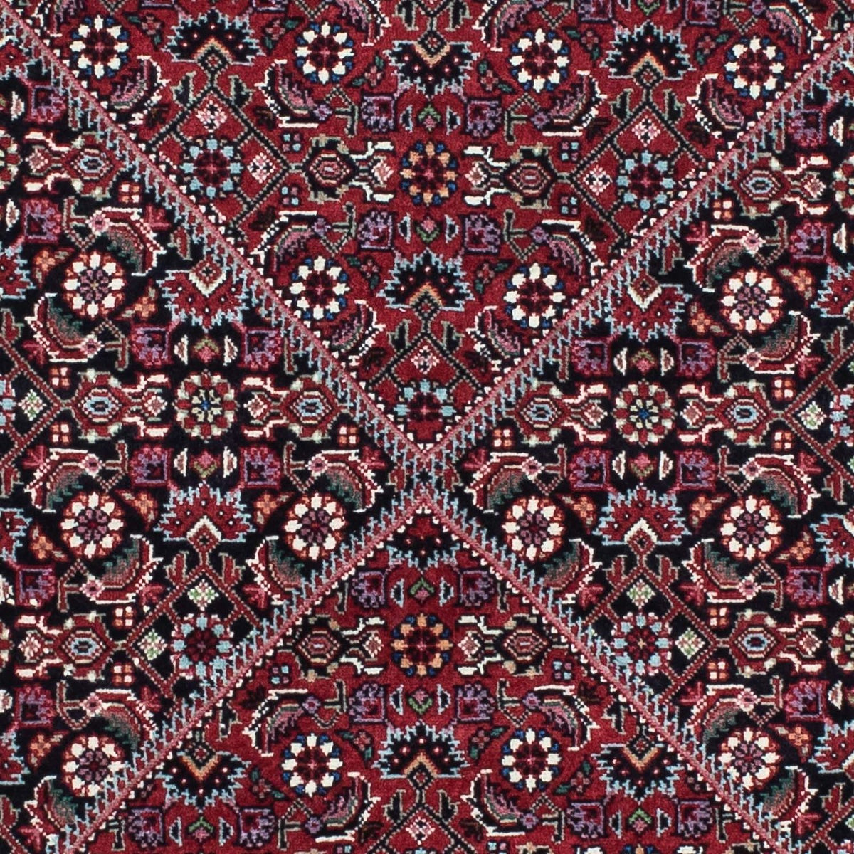 Loper Perzisch tapijt - Bijar - 208 x 75 cm - donkerblauw