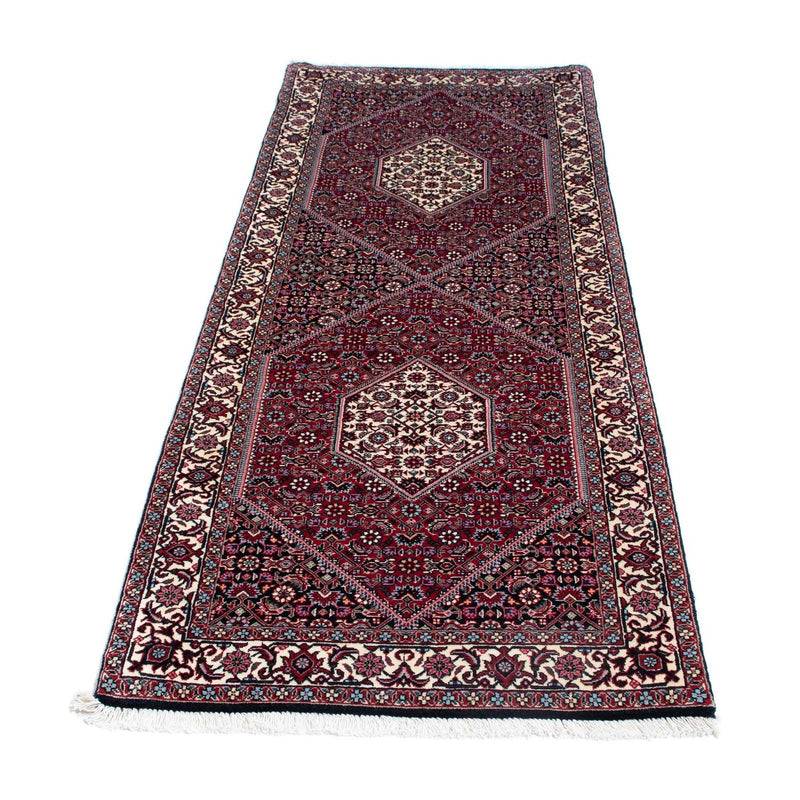 Loper Perzisch tapijt - Bijar - 208 x 75 cm - donkerblauw