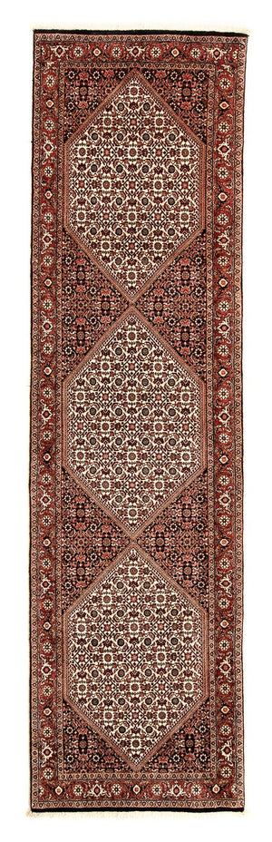 Loper Perzisch tapijt - Bijar - 308 x 83 cm - veelkleurig