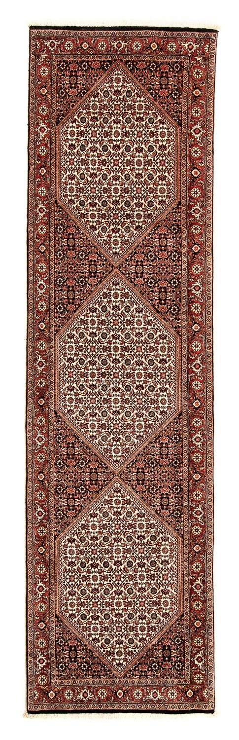 Loper Perzisch tapijt - Bijar - 308 x 83 cm - veelkleurig