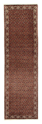 Loper Perzisch tapijt - Bijar - 297 x 83 cm - veelkleurig