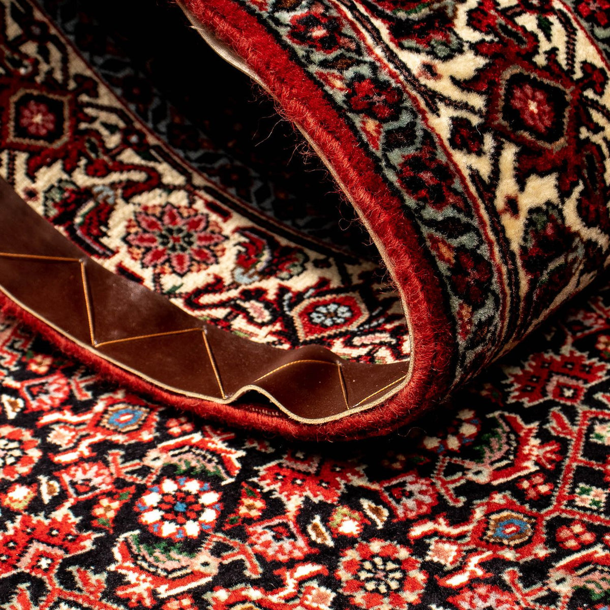 Loper Perzisch tapijt - Bijar - 313 x 81 cm - veelkleurig