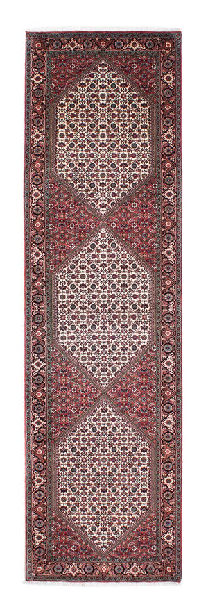 Loper Perzisch tapijt - Bijar - 305 x 84 cm - beige