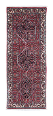 Loper Perzisch tapijt - Bijar - 196 x 72 cm - rood