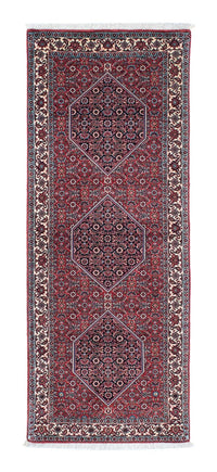 Loper Perzisch tapijt - Bijar - 196 x 72 cm - rood