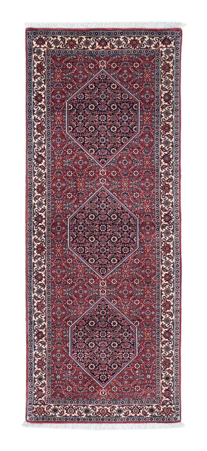 Loper Perzisch tapijt - Bijar - 196 x 72 cm - rood