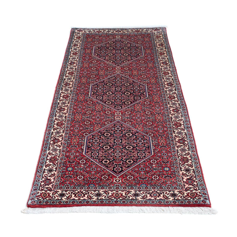 Loper Perzisch tapijt - Bijar - 196 x 72 cm - rood