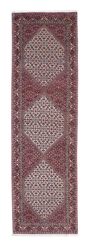 Loper Perzisch tapijt - Bijar - 288 x 86 cm - beige
