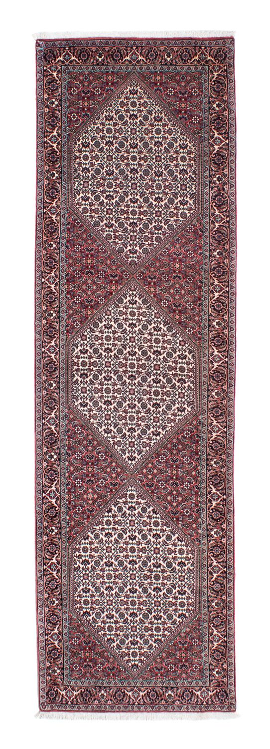 Loper Perzisch tapijt - Bijar - 288 x 86 cm - beige