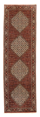 Loper Perzisch tapijt - Bijar - 289 x 86 cm - veelkleurig