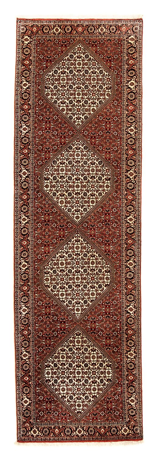 Loper Perzisch tapijt - Bijar - 289 x 86 cm - veelkleurig