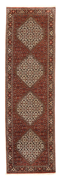 Loper Perzisch tapijt - Bijar - 289 x 86 cm - veelkleurig
