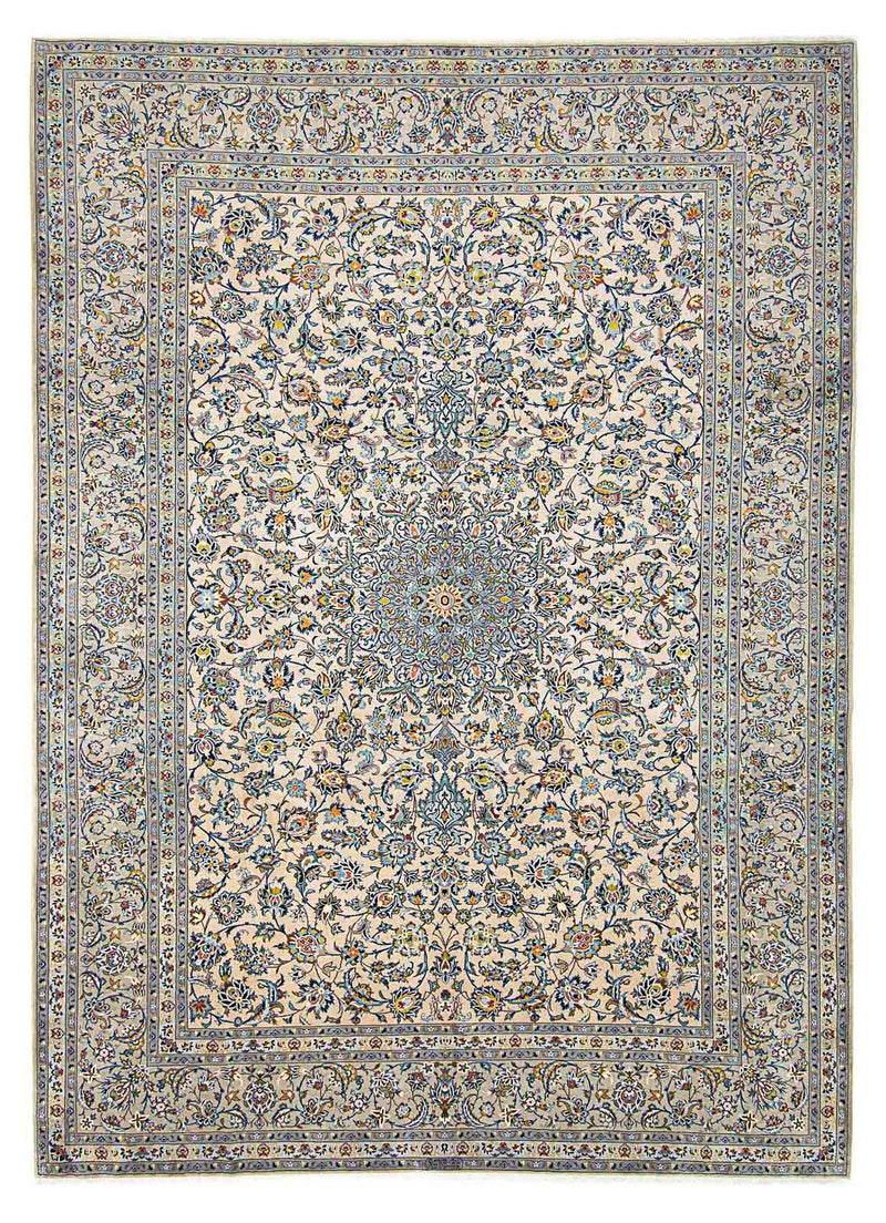 Perzisch tapijt - Keshan - 398 x 303 cm - beige