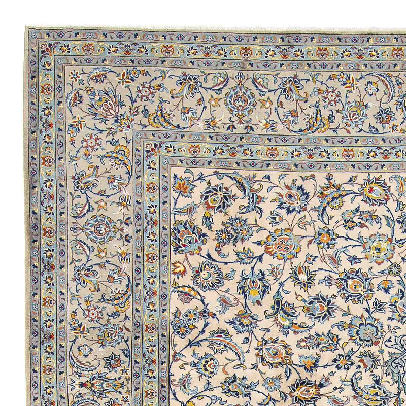 Perzisch tapijt - Keshan - 398 x 303 cm - beige