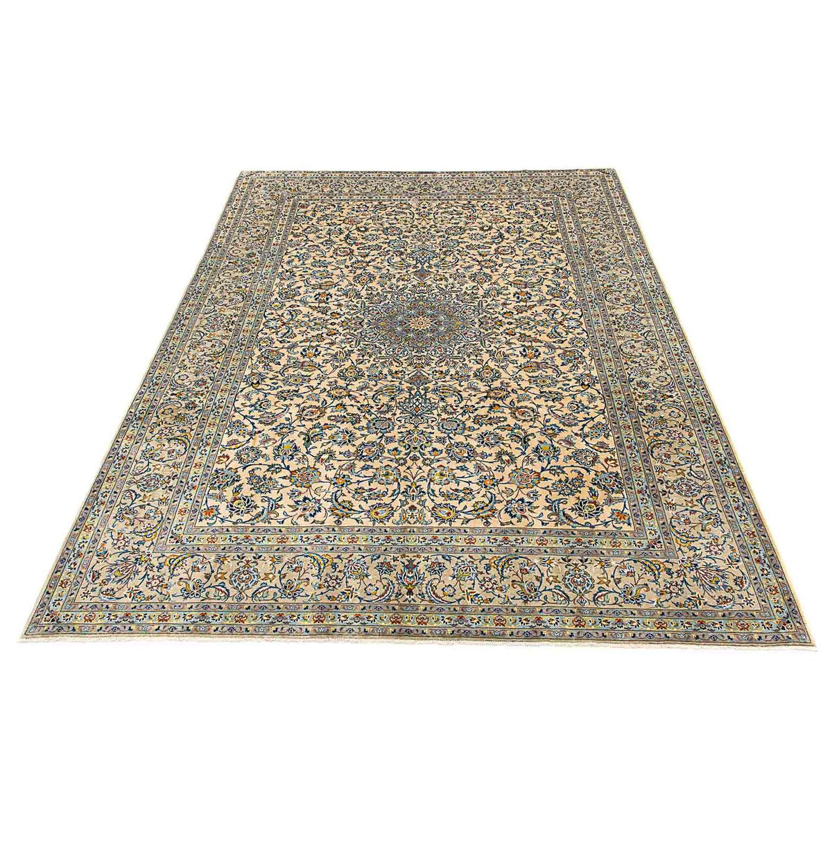 Perzisch tapijt - Keshan - 398 x 303 cm - beige