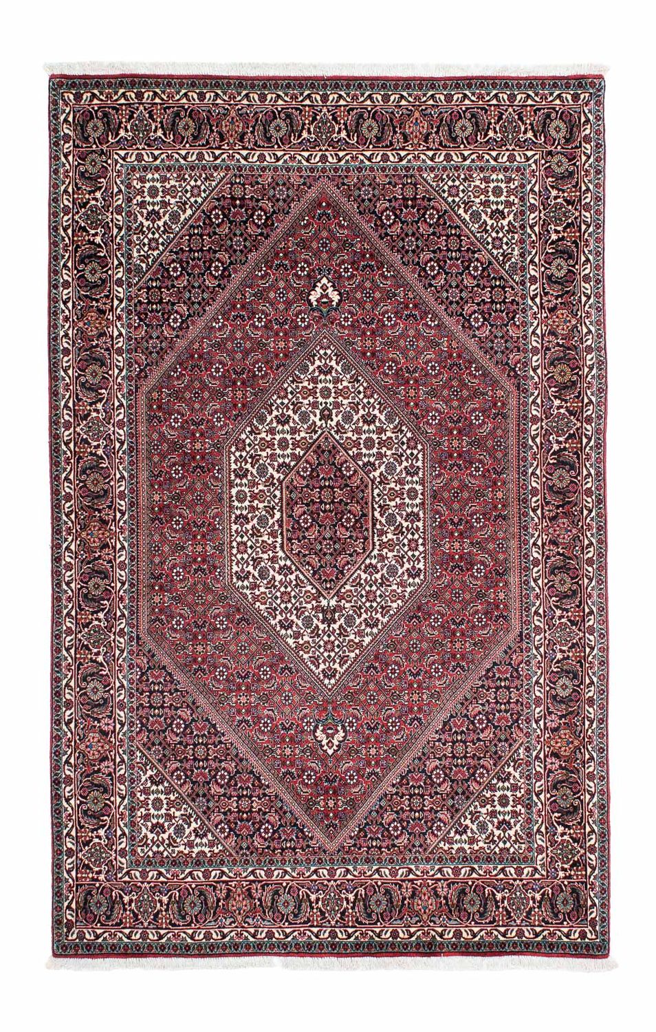 Perzisch tapijt - Bijar - 208 x 132 cm - licht rood