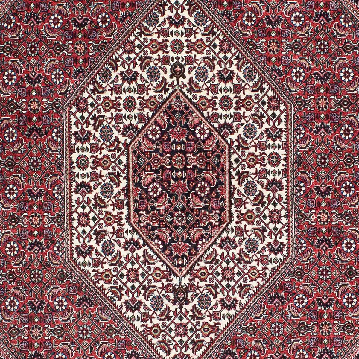 Perzisch tapijt - Bijar - 208 x 132 cm - licht rood