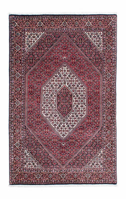 Perzisch tapijt - Bijar - 203 x 127 cm - donkerblauw