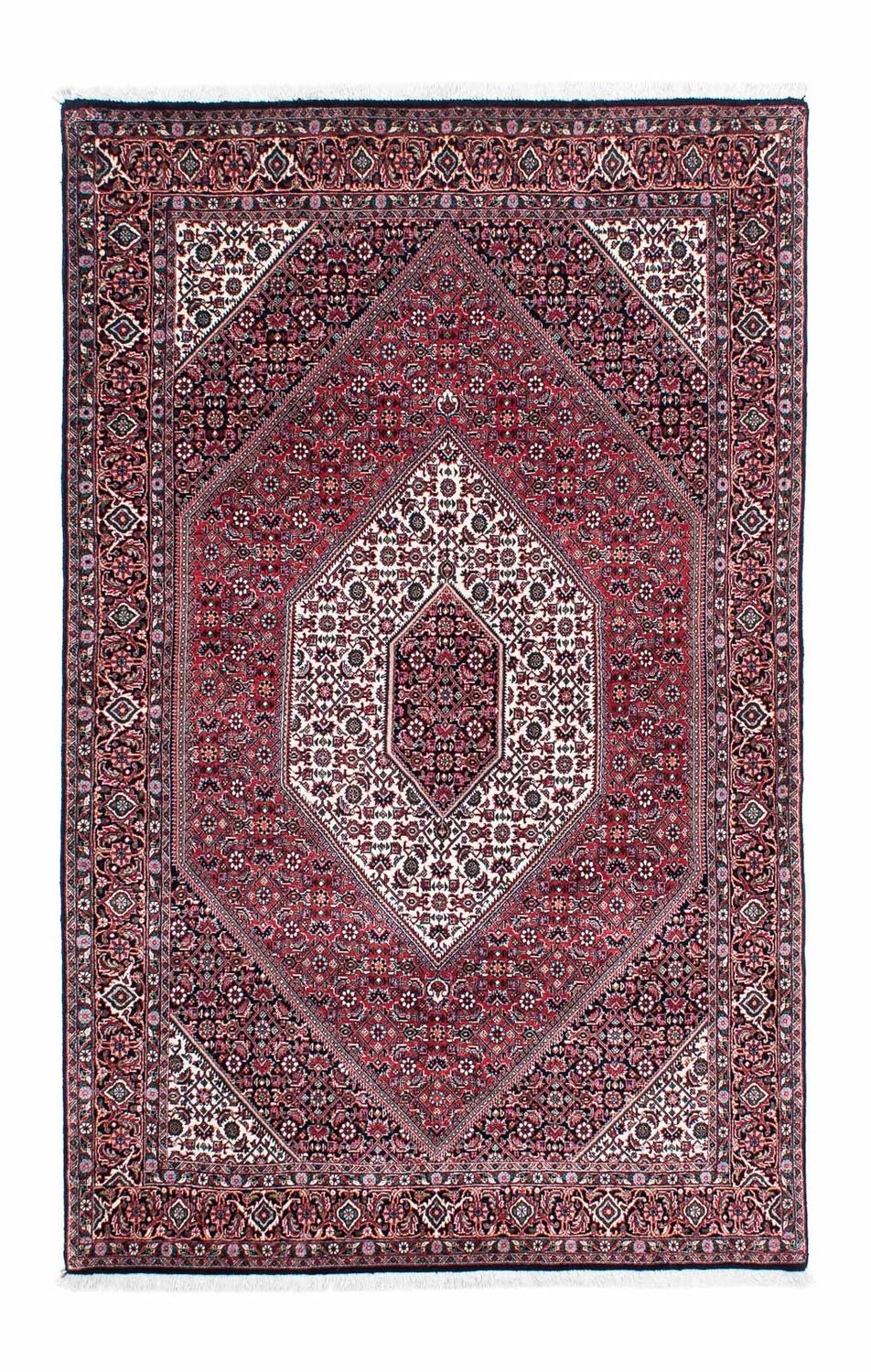 Perzisch tapijt - Bijar - 203 x 127 cm - donkerblauw