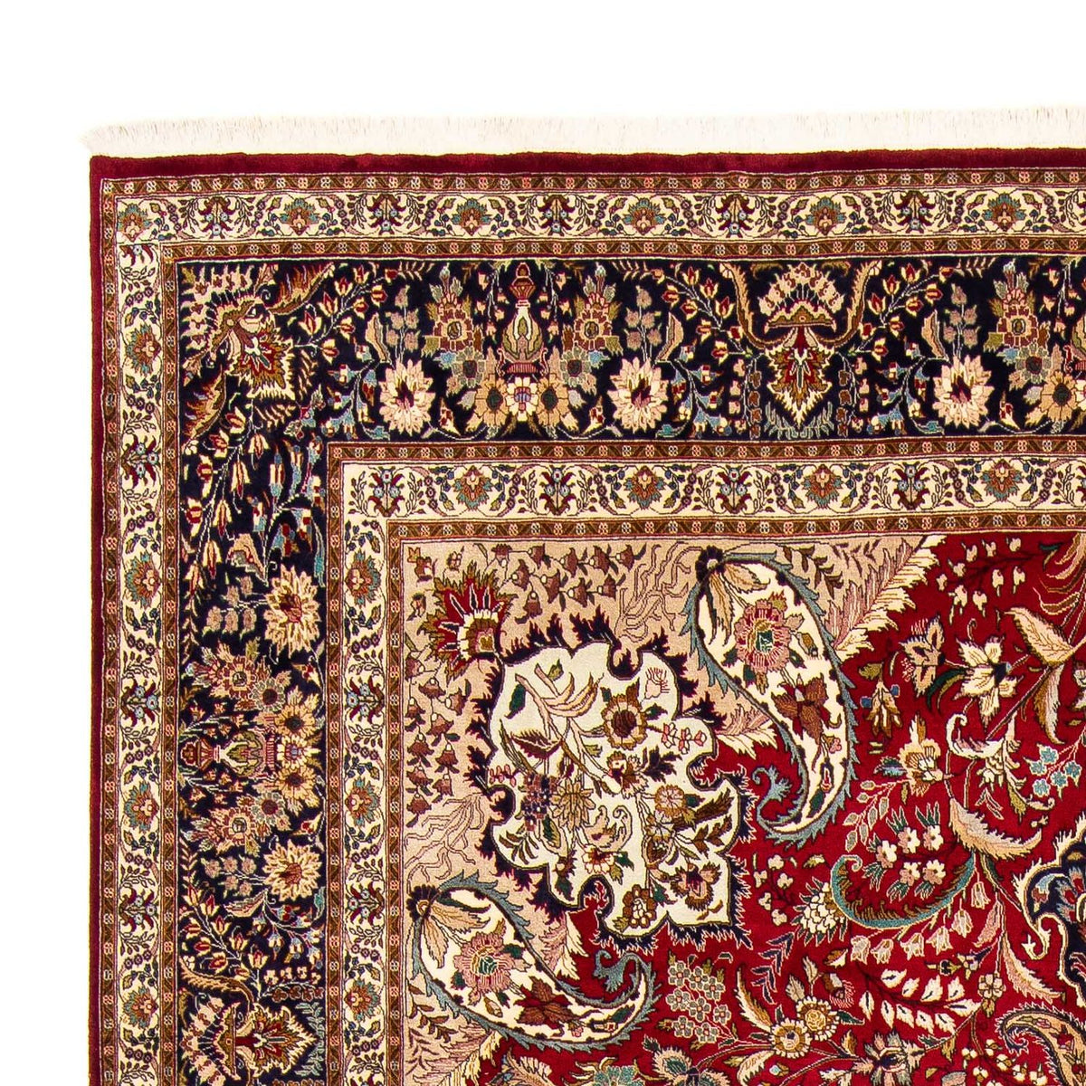 Perzisch tapijt - Tabriz - Royal - 400 x 297 cm - donkerrood