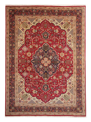 Perzisch tapijt - Tabriz - Royal - 337 x 243 cm - rood