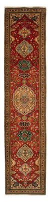 Loper Perzisch tapijt - Tabriz - Royal - 365 x 78 cm - rood