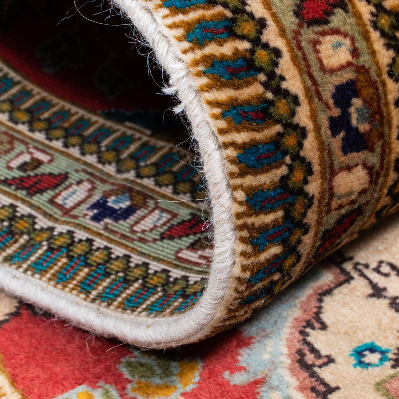 Loper Perzisch tapijt - Tabriz - Royal - 365 x 78 cm - rood