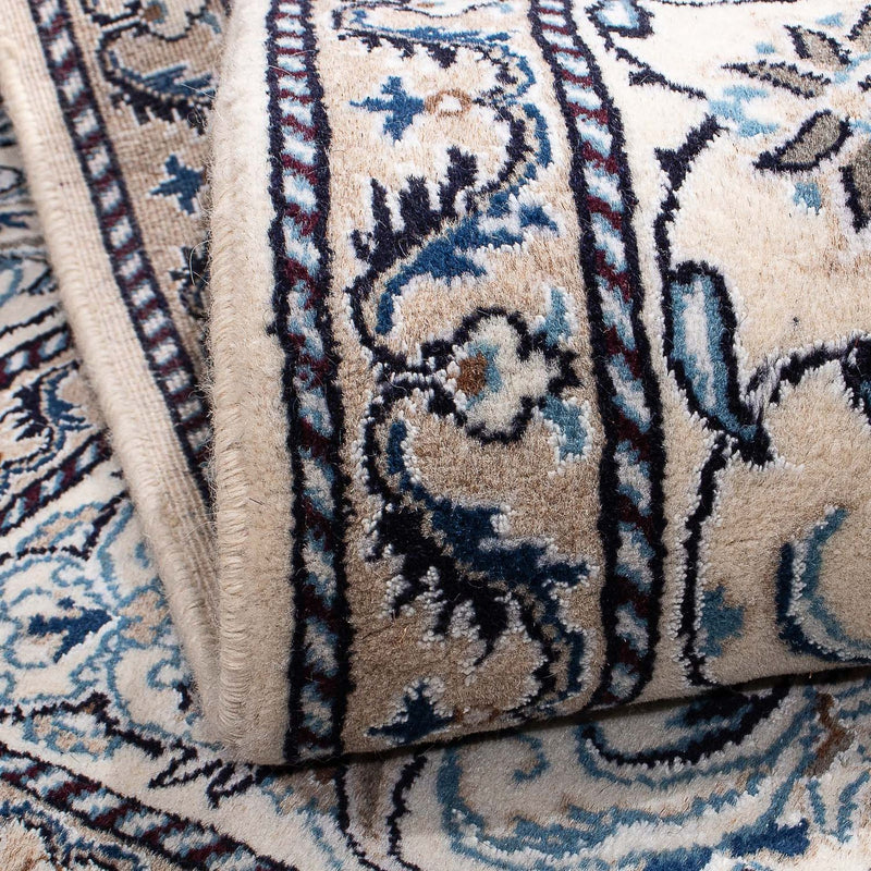 Perzisch tapijt - Nain vierkant  - 198 x 196 cm - donkerblauw