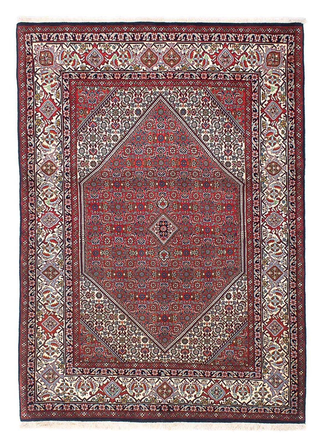 Perzisch tapijt - Bijar - 194 x 137 cm - roest