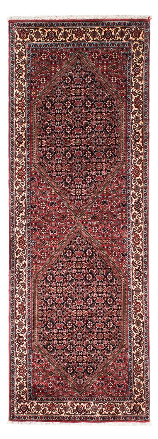 Loper Perzisch tapijt - Bijar - 211 x 71 cm - donkerrood