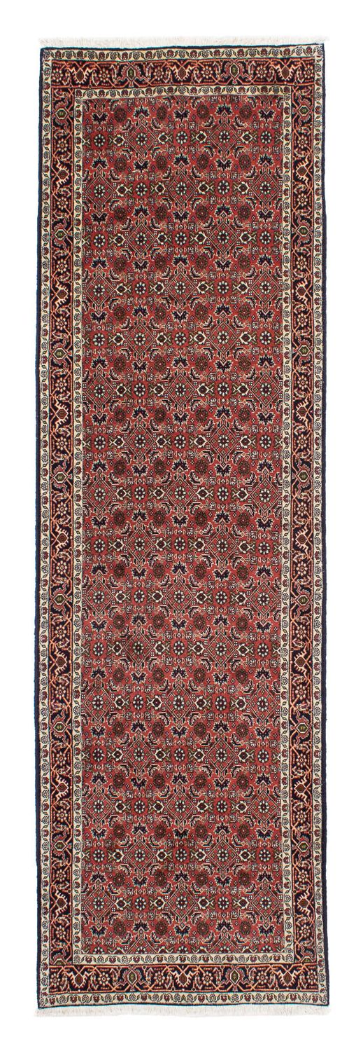 Loper Perzisch tapijt - Bijar - 291 x 84 cm - donkerrood