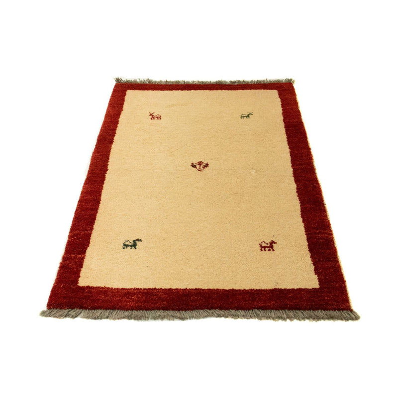Gabbeh tapijt - Perzisch - 125 x 83 cm - beige