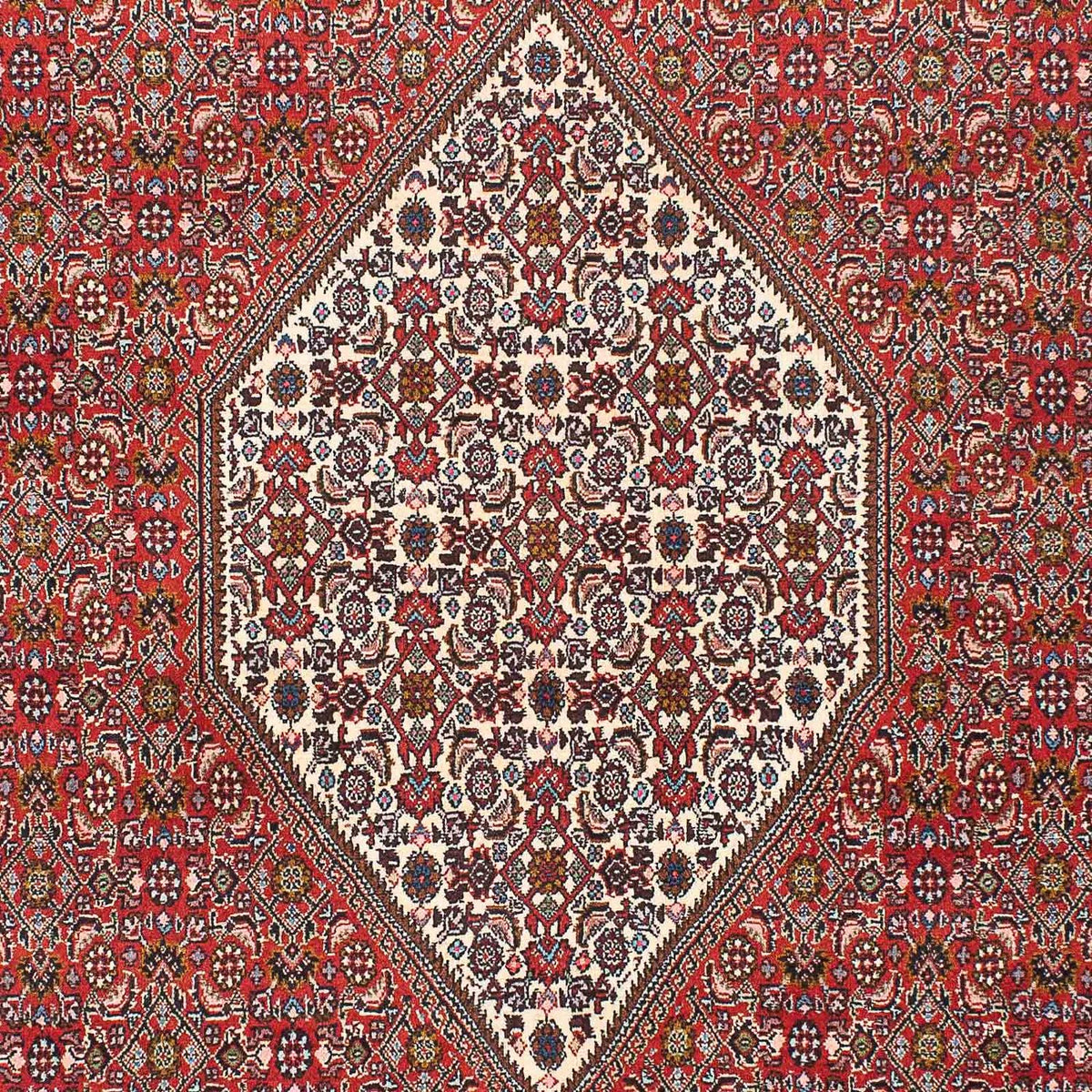 Perzisch tapijt - Bijar - 225 x 136 cm - rood