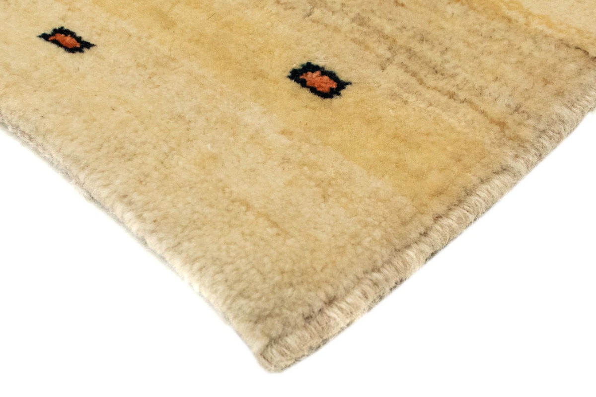 Gabbeh tapijt - Perzisch vierkant  - 102 x 100 cm - beige