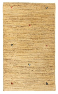 Gabbeh tapijt - Perzisch - 135 x 78 cm - beige