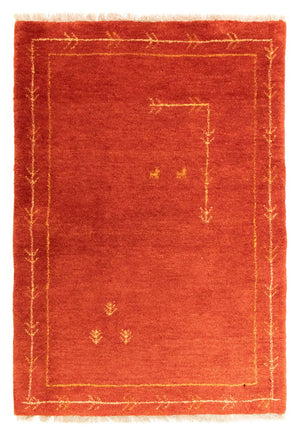 Gabbeh tapijt - Perzisch - 126 x 85 cm - rood