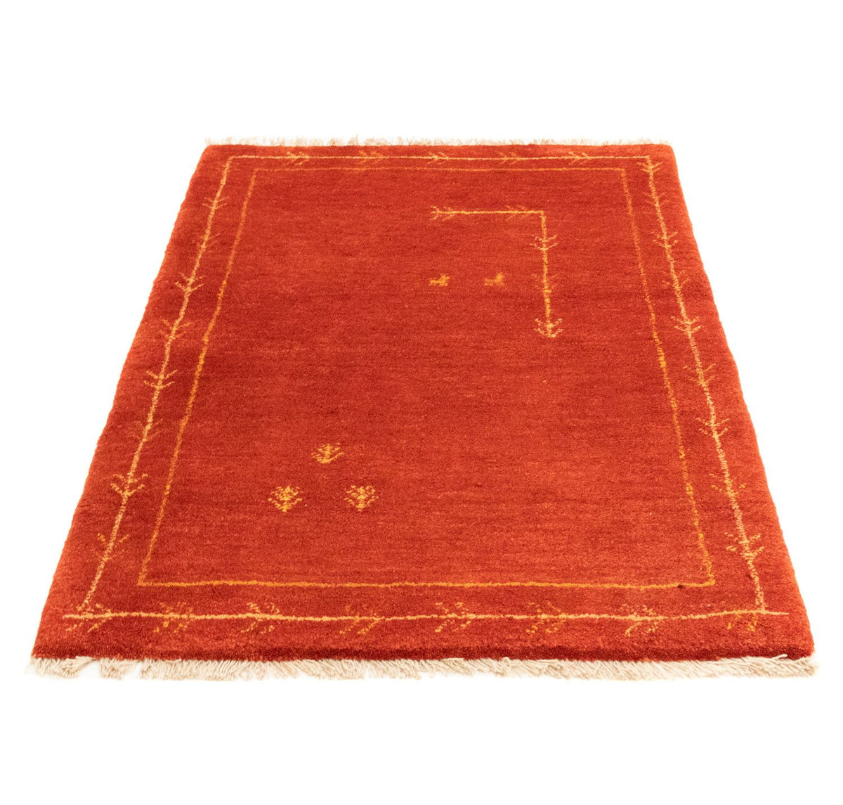 Gabbeh tapijt - Perzisch - 126 x 85 cm - rood