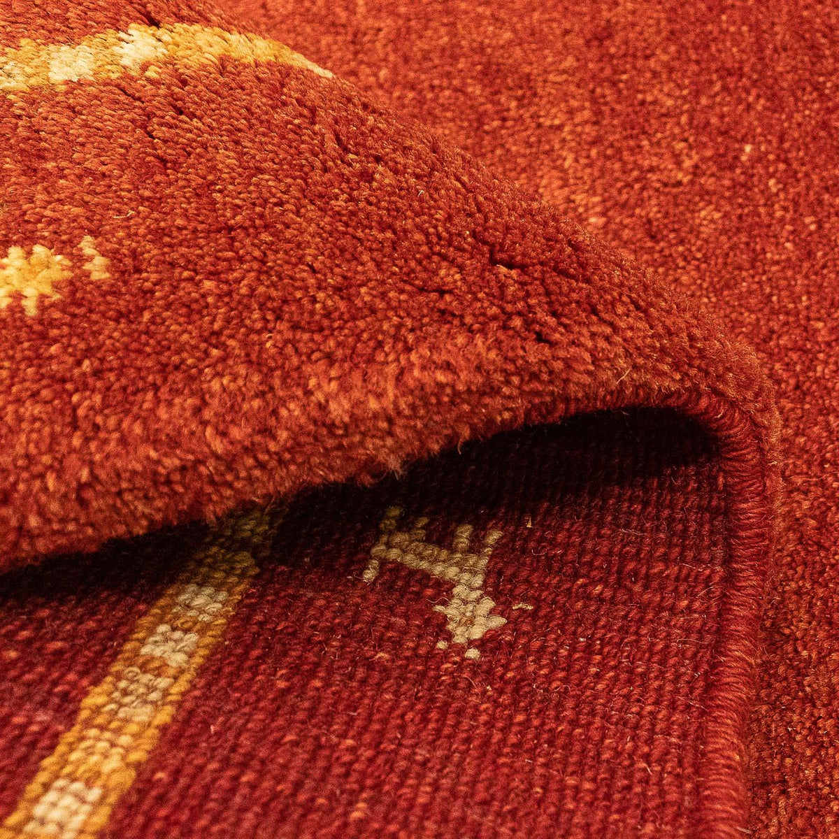 Gabbeh tapijt - Perzisch - 133 x 84 cm - donkerrood