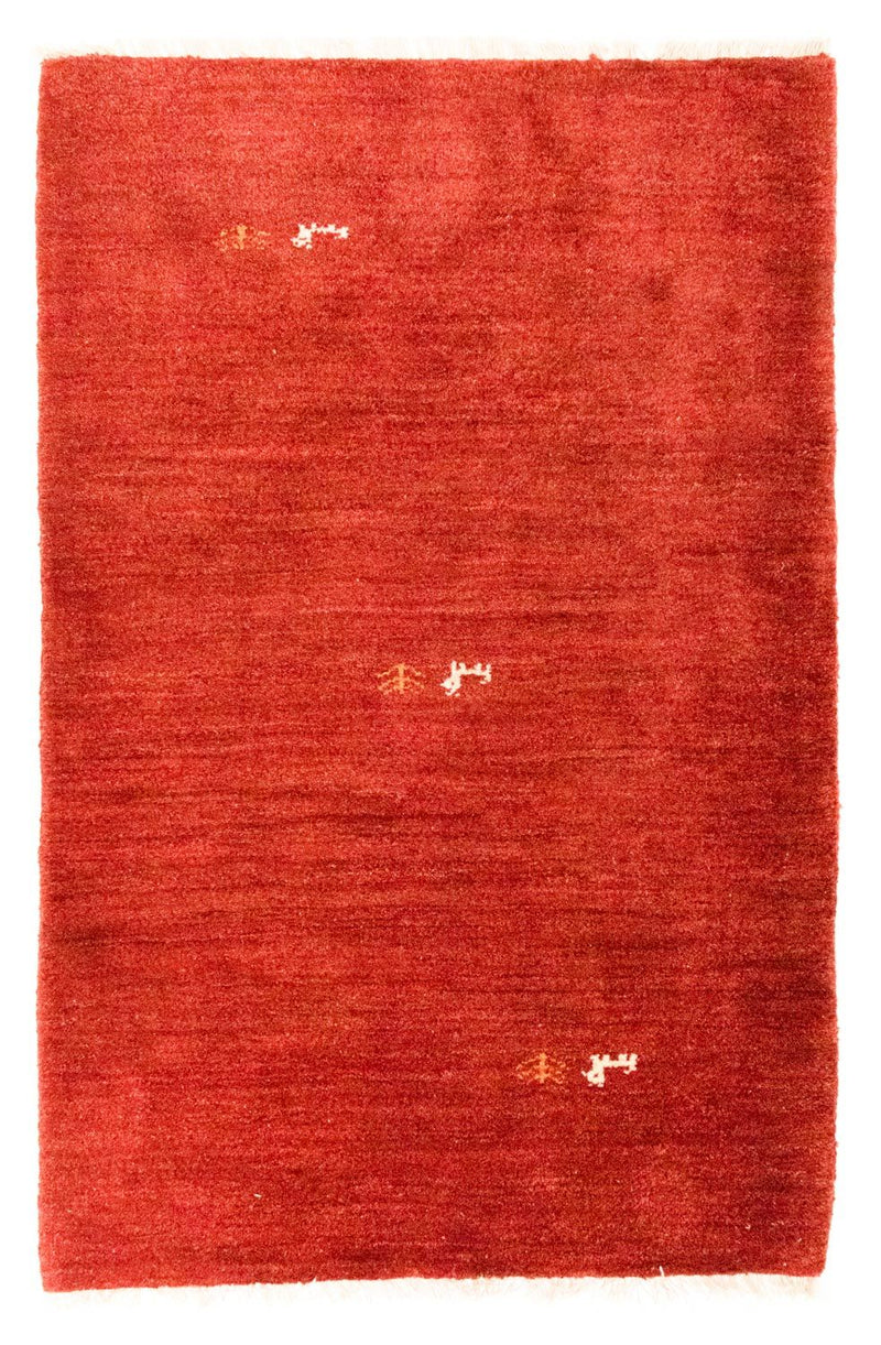 Gabbeh tapijt - Perzisch - 128 x 82 cm - rood