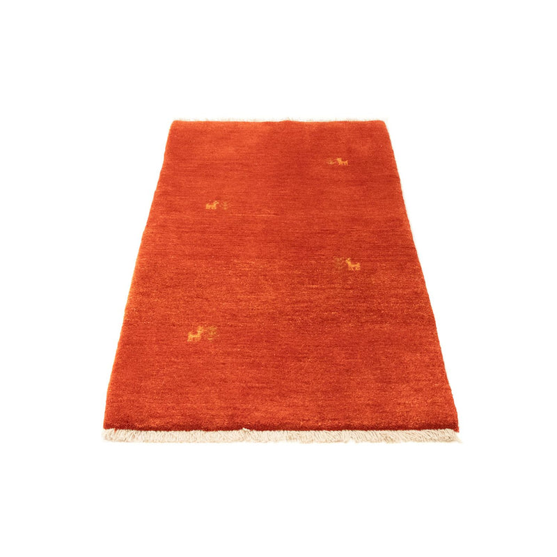 Gabbeh tapijt - Perzisch - 139 x 73 cm - rood