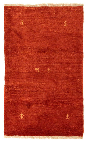 Gabbeh tapijt - Perzisch - 135 x 74 cm - rood