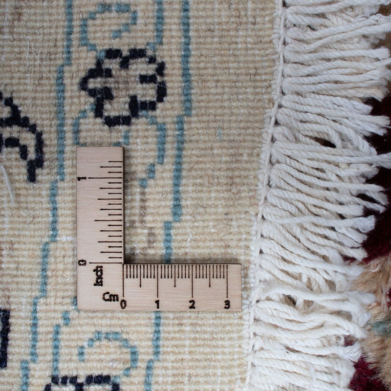 Perzisch tapijt - Nain rond  - 295 x 295 cm - donkerrood